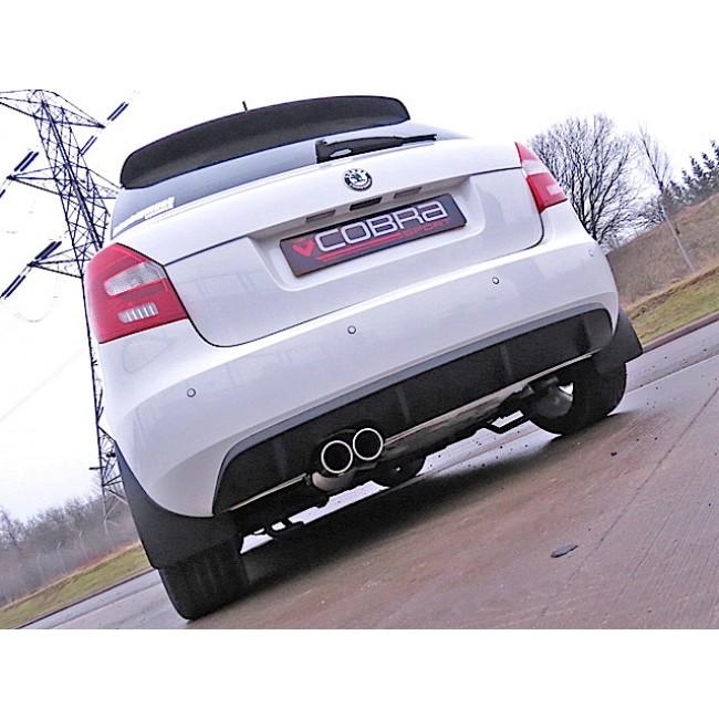Skoda Fabia VRS 1.4 TSI (10-14) Cat Back Performance Exhaust - Cobra Sport