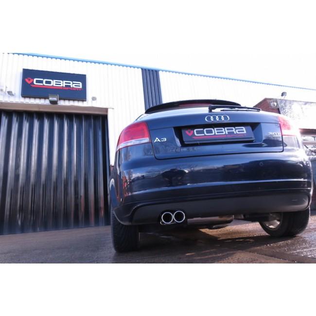 Audi A3 (8P) 2.0 TFSI Quattro (3 Door) Turbo Back Performance Exhaust - Cobra Sport