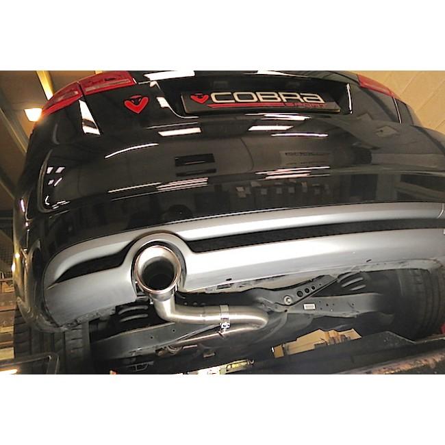 Audi A3 (8P) 2.0 TDI 2WD (2008-12) (3 Door) Single Tip Cat Back Performance Exhaust - Cobra Sport