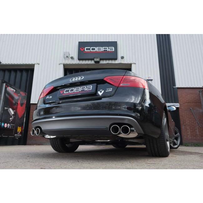 Audi A5 2.0 TDI Coupe (S-Line) Dual Exit S5 Style Performance Exhaust Conversion - Cobra Sport