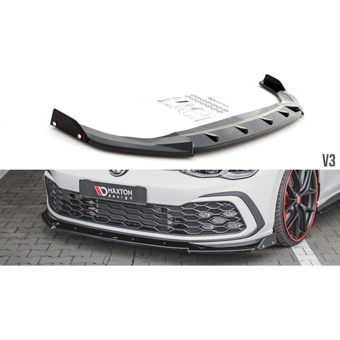 VW-Golf-GTI-MK8-Front-Spiltter-V3-Maxton-Design