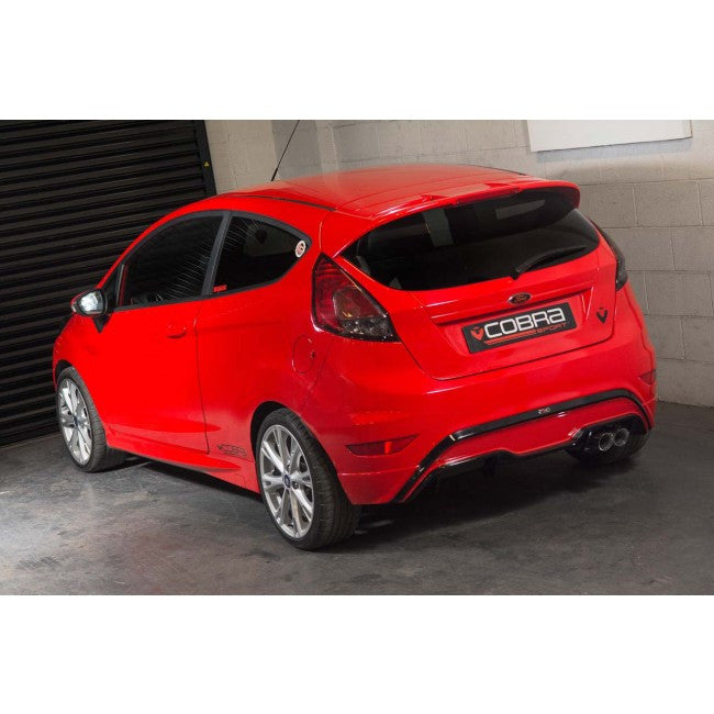Cobra Sport ST Style Non Resonated Cat Back Exhaust on the Ford Fiesta 1.0 EcoBoost