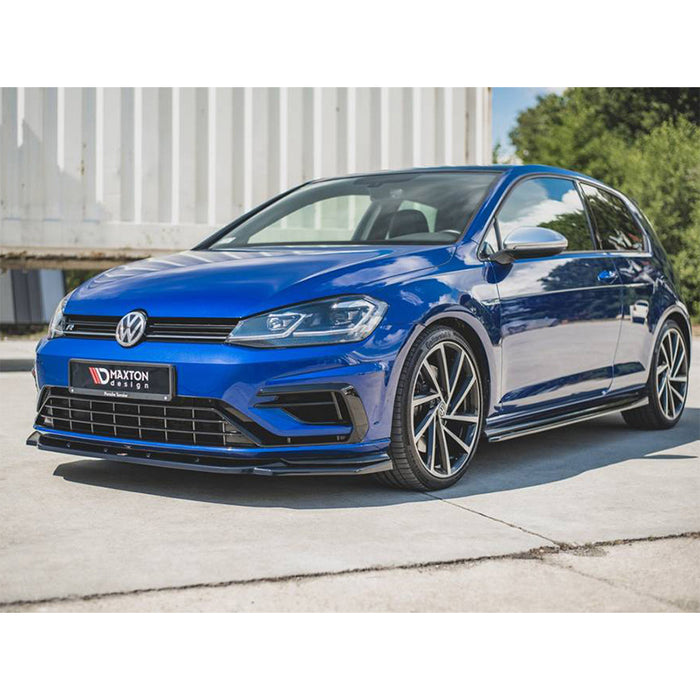VW Golf R Mk7.5 Front Splitter V9- Maxton Design