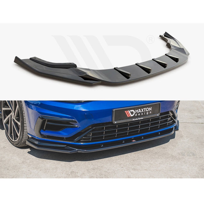 VW Golf R Mk7.5 Front Splitter V9- Maxton Design