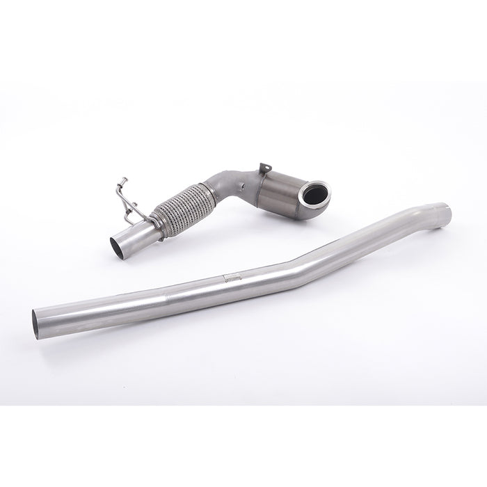 VW Golf R Mk7.5 Cast Downpipe with Race Cat - Milltek Sport