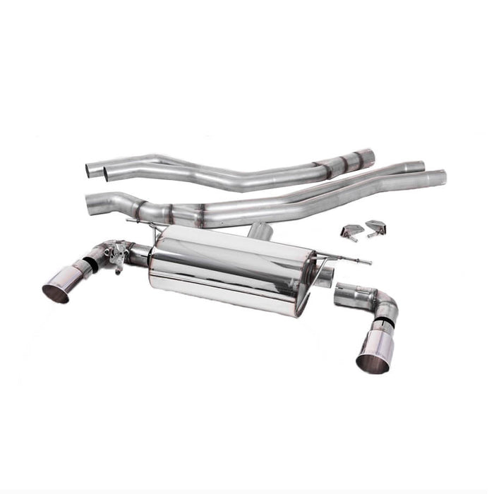 Milltek Sport Non Resonated Race Rear Silencer for the BMW M140i