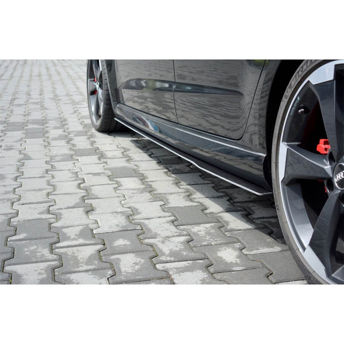 Maxton Design Racing Side Skirts V1 on the Audi RS3 8V Facelift Sportback