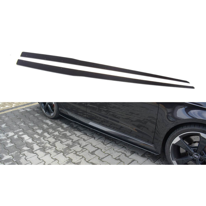 Maxton Design Racing Side Skirts V1 for the Audi RS3 8V Facelift Sportback