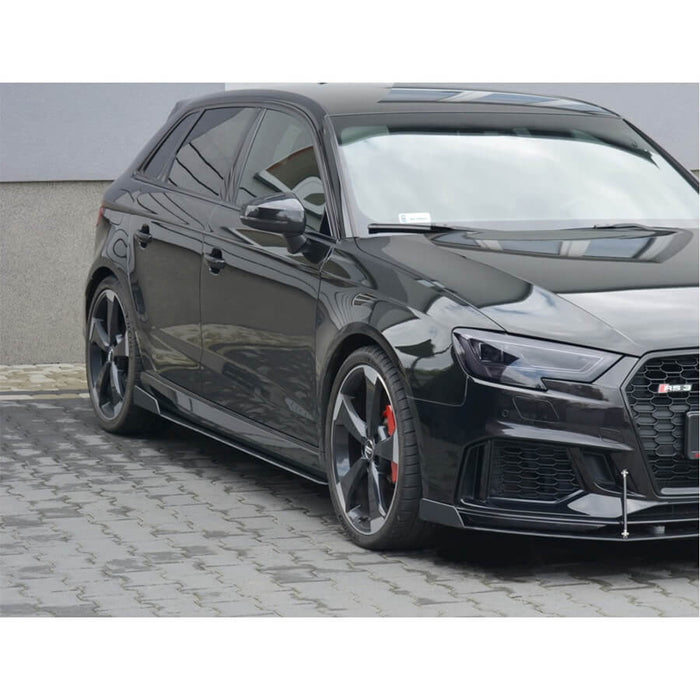 Maxton Design Racing Side Skirts V2 on the Audi RS3 8V Facelift Sportback