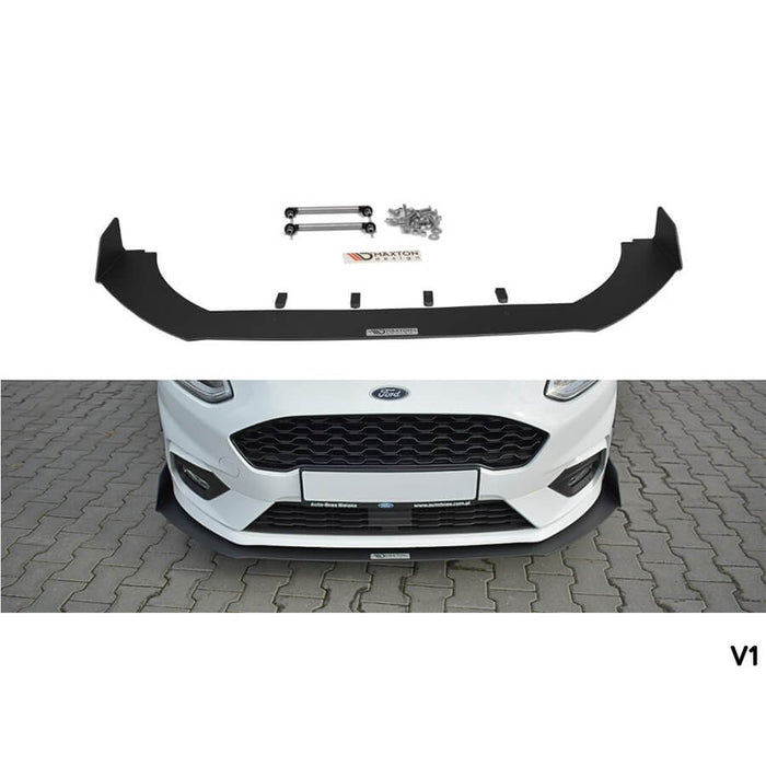 Maxton Design Front Racing Splitter For The Mk8 Ford Fiesta ST & ST-Line V1