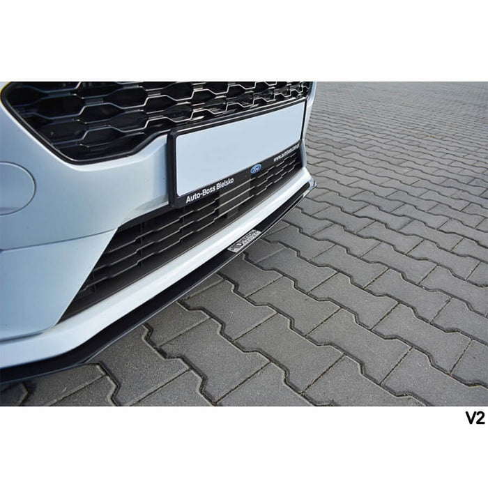 Maxton Design Front Racing Splitter For The Mk8 Ford Fiesta ST & ST-Line V2