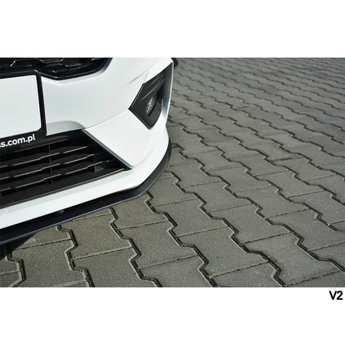 Maxton Design Front Racing Splitter For The Mk8 Ford Fiesta ST & ST-Line V2