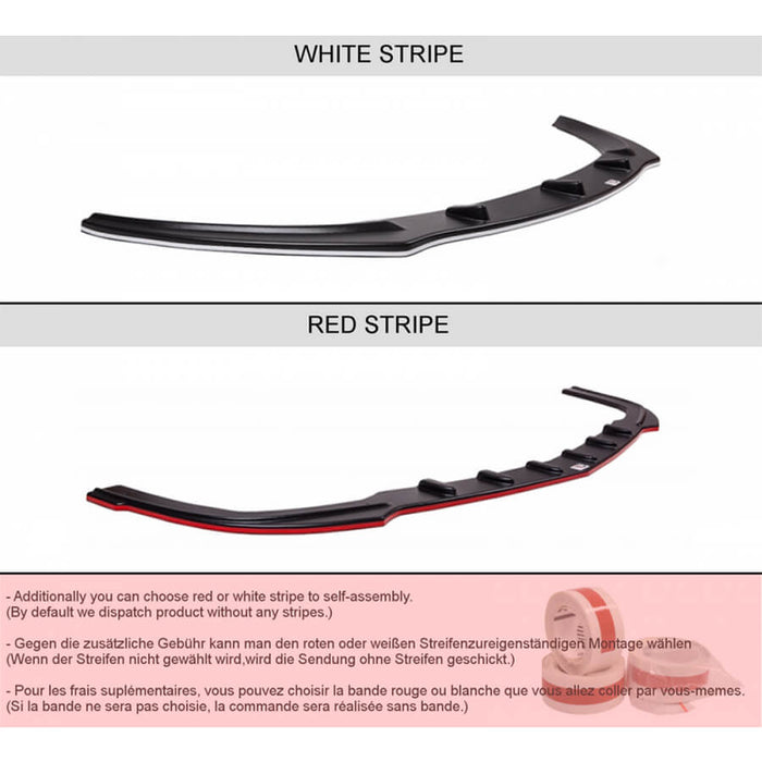 Maxton Design Front Splitter V.3 for the BMW M135i/M140i Facelift Stripe Options