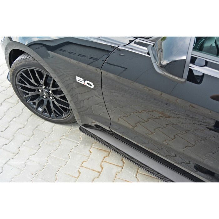 Maxton Design Racing Side Skirt Diffusers - Ford Mustang