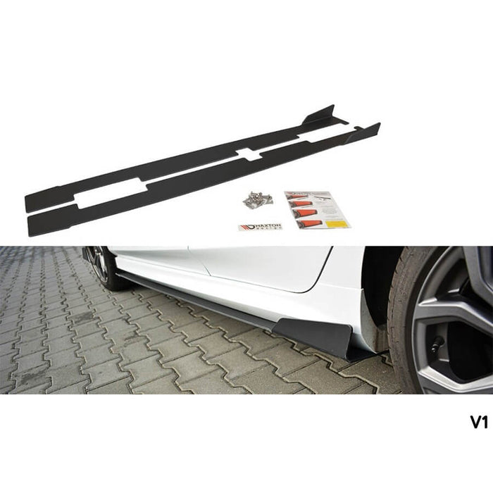 Maxton Design Racing Side Skirt Splitters for the Mk8 Ford Fiesta ST & ST-Line V1