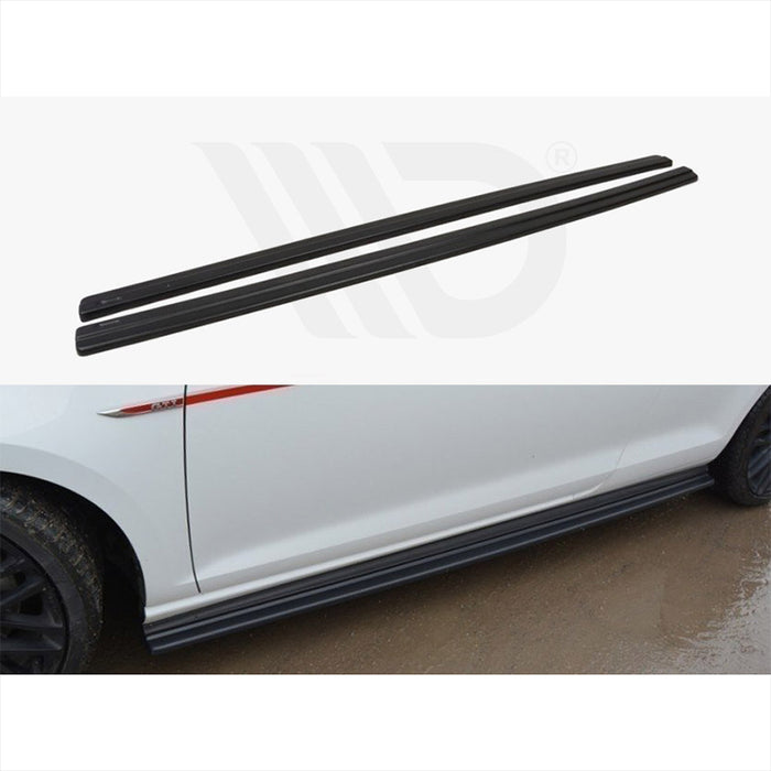 VW Golf GTI Mk7 Side Skirt Diffusers - Maxton Design