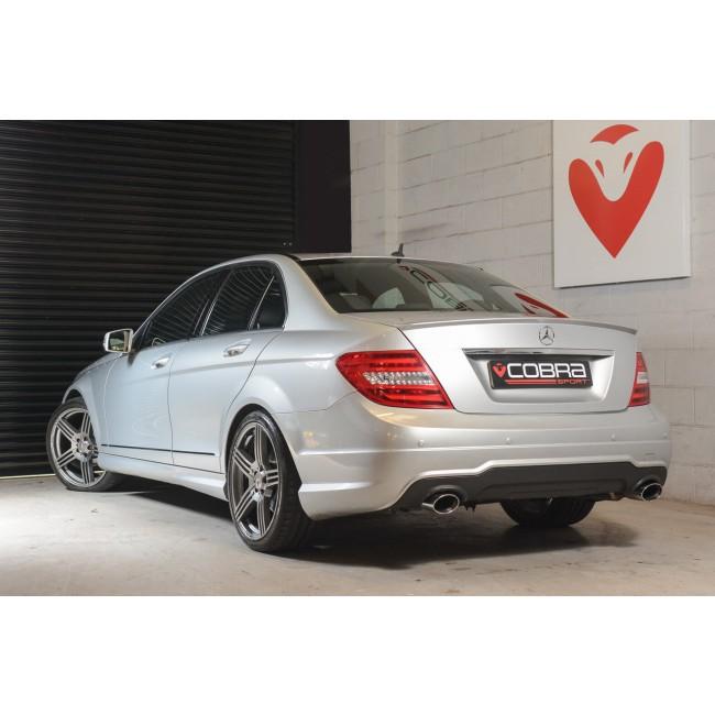 Mercedes W204 C200/C220/C250 (Diesel) 350 Dual Performance Exhaust - Cobra Sport