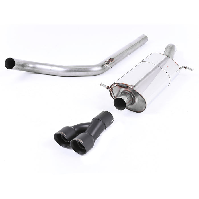 Milltek-Sport-Cat-Back-Exhaust-System-VW-Polo-Non-Resonated-Black