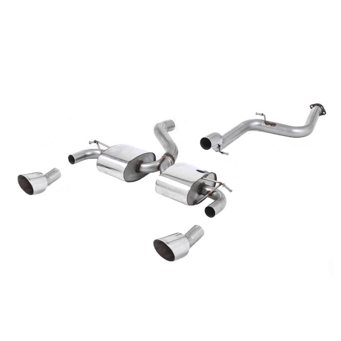 Milltek Sport Non Resonated Cat Back System for the Ford Focus RS Mk2