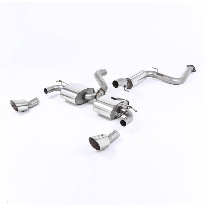Milltek Sport Resonated Cat Back System for the Ford Focus RS Mk2