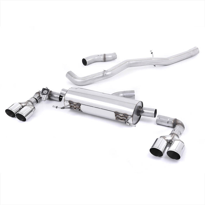 Milltek Sport Non Resonated Cat Back with Polished Circle Tips for the Audi S1