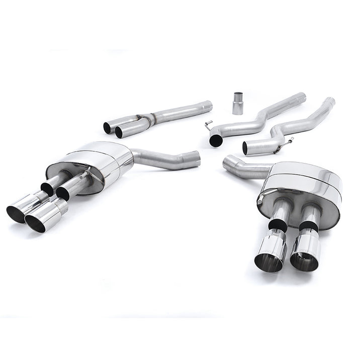 Milltek Sport Quad Outlet Cat Back - Ford Mustang 2.3 EcoBoost