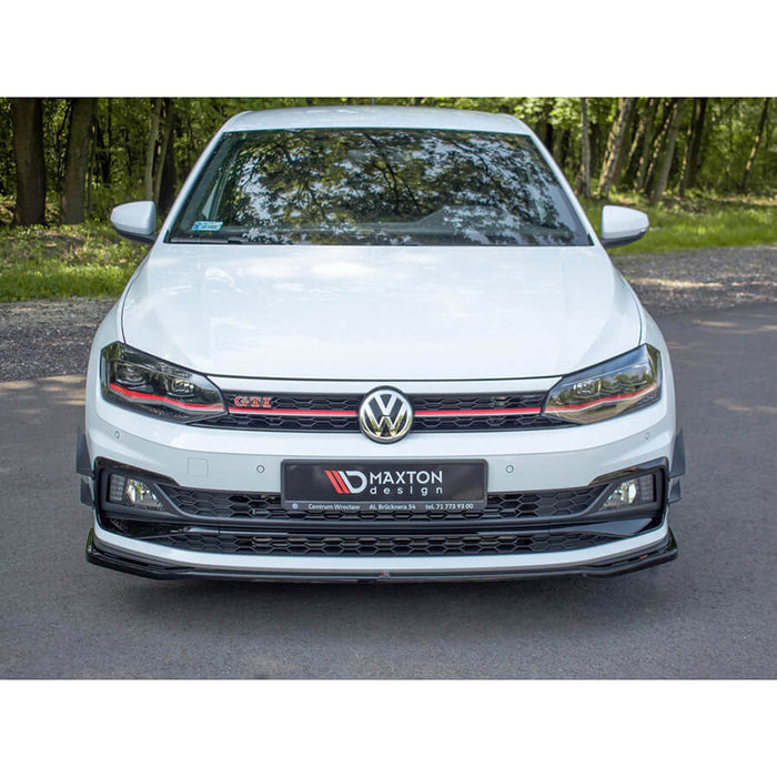 VW Polo GTI MK6 (AW) Bumper Wing Canards - Maxton Design