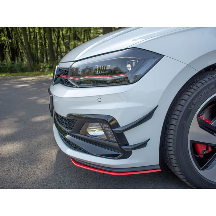 VW Polo GTI MK6 (AW) Bumper Wing Canards - Maxton Design