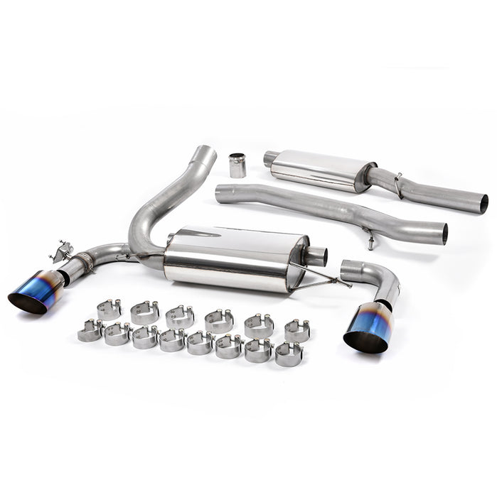 Milltek Sport Resonated Cat Back Exhaust System - Ford Focus RS Mk3
