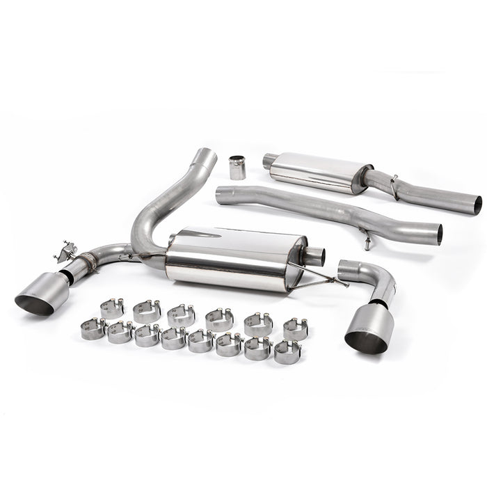 Milltek Sport Resonated Cat Back Exhaust System - Ford Focus RS Mk3