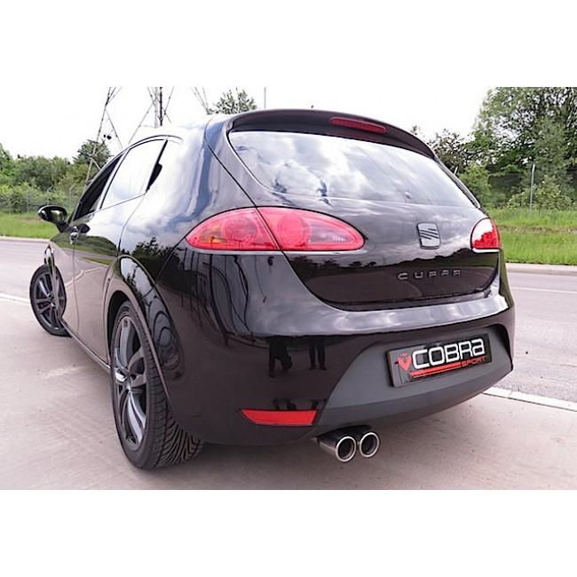 Seat Leon Cupra Mk2 1P 2.0 T FSI (06-12) Turbo Back Performance Exhaust - Cobra Sport