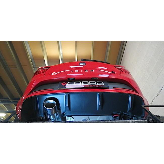 Seat Ibiza FR 1.2 TSI (10-15) Cat Back Performance Exhaust - Cobra Sport