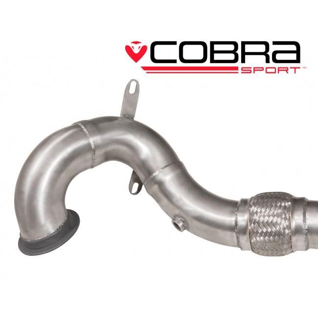 Seat Leon Cupra 280/290/300 (14-18) Sports Cat / De-Cat Front Downpipe Performance Exhaust - Cobra Sport