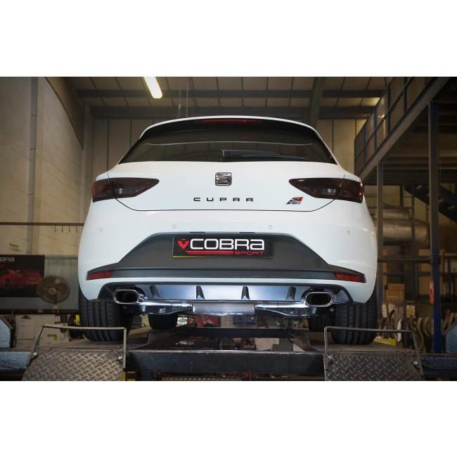 Seat Leon Cupra 280/290/300 (14-18) (Pre-GPF) Cat Back Performance Exhaust - Cobra Sport