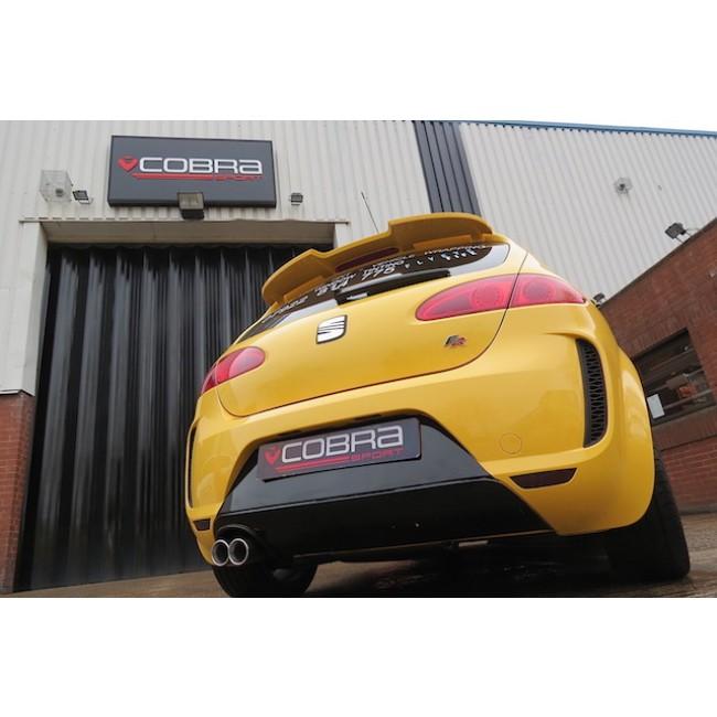 Seat Leon FR Mk2 1P 2.0 T FSI (06-13) Turbo Back Performance Exhaust - Cobra Sport