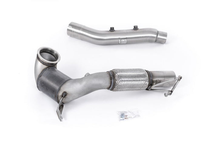 Volkswagen Golf Mk8 GTi (245ps Non-GPF / North American Models Only) From 2021 To 2024 Large Bore Downpipe and Hi-Flow Sports Cat - Milltek Sport
