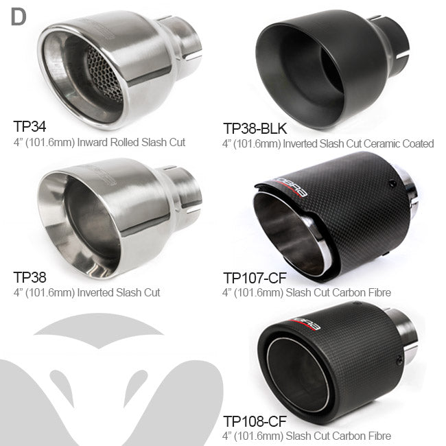 Audi TT (Mk2) 3.2 V6 Coupe (2007-11) Cat Back Performance Exhaust - Cobra Sport