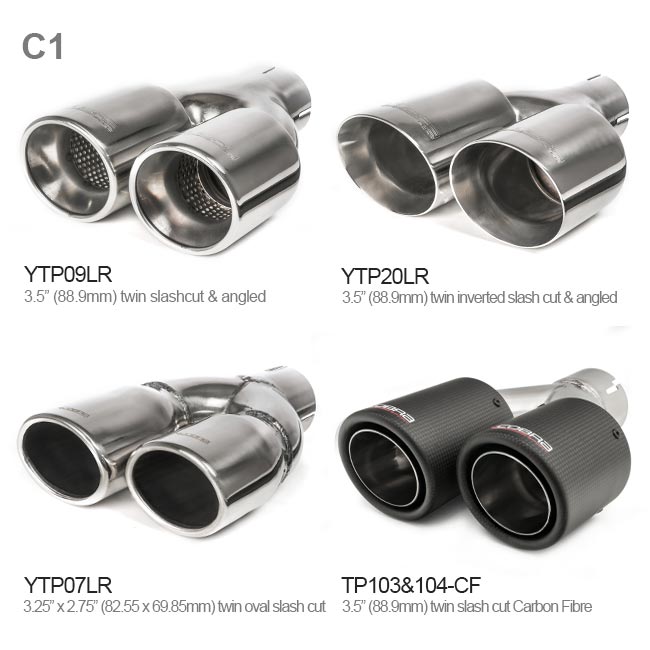 Audi TT (Mk2) 1.8/2.0 TFSI (2WD) (2007-11) Turbo Back Performance Exhaust - Cobra Sport