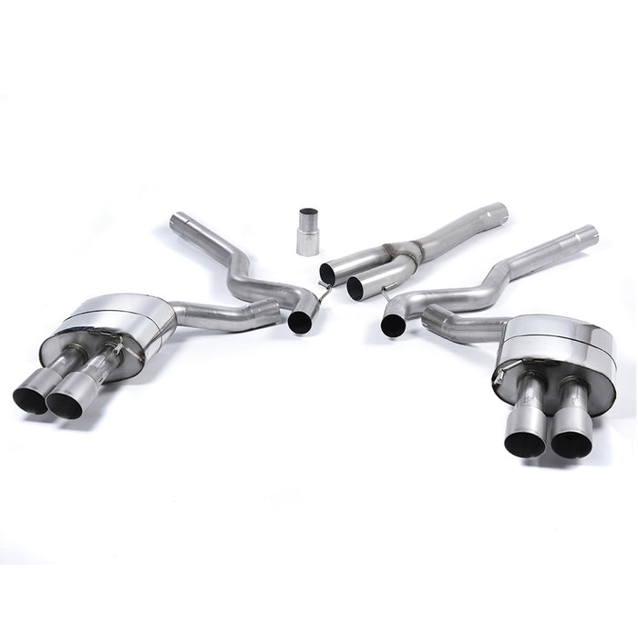 Milltek Sport Quad Outlet Cat Back - Ford Mustang 2.3 EcoBoost