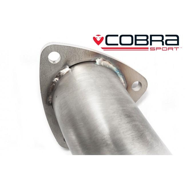 Vauxhall Corsa D 1.6 SRI (07-09) Secondary Sports Cat / De-Cat Front Pipe Performance Exhaust - Cobra Sport