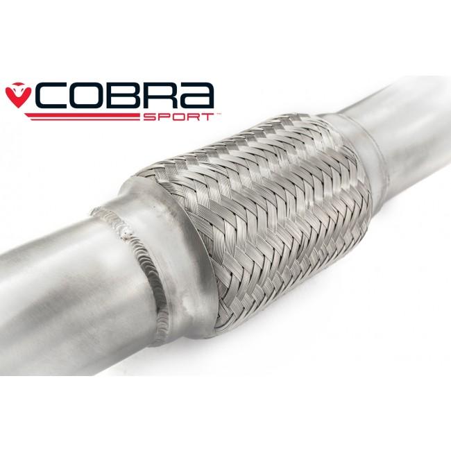 Vauxhall Corsa D 1.6 SRI (07-09) Secondary Sports Cat / De-Cat Front Pipe Performance Exhaust - Cobra Sport