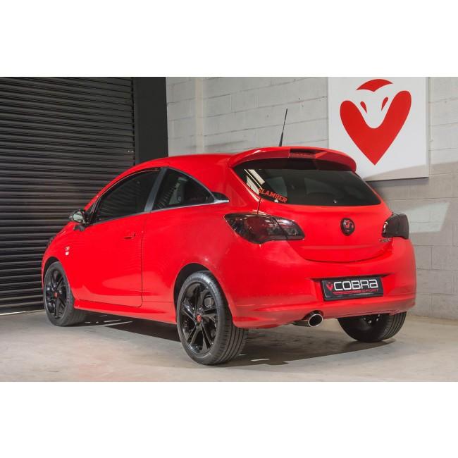Vauxhall Corsa E 1.0 Turbo (15-19) Venom Box Delete Cat Back Performance Exhaust - Cobra Sport