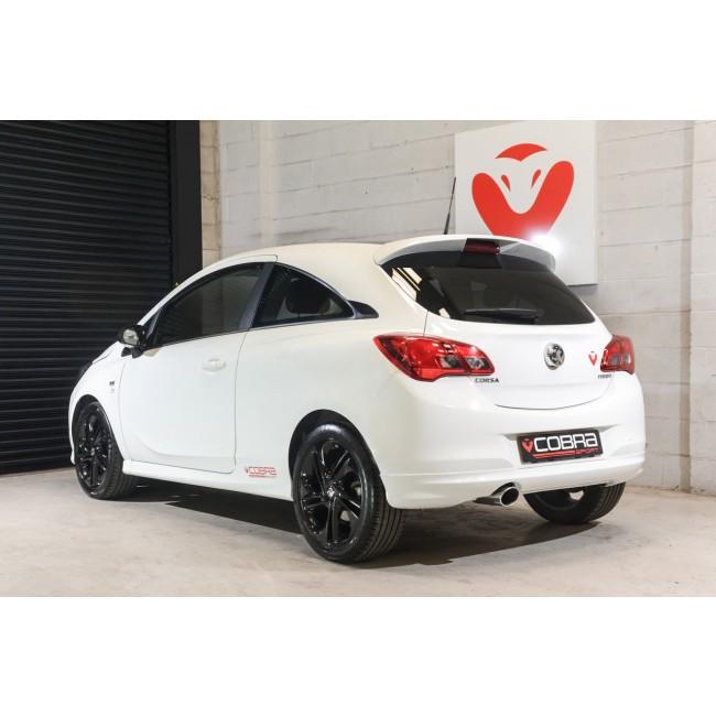 Vauxhall Corsa E 1.4 Turbo (15-19) Cat Back Performance Exhaust - Cobra Sport