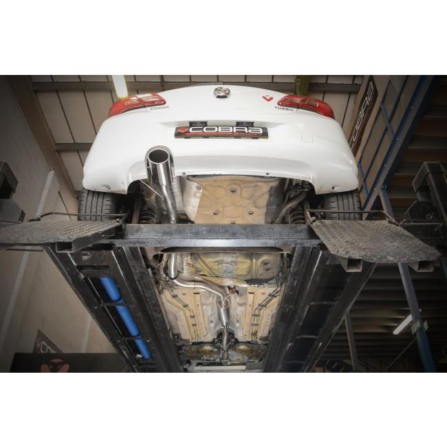 Vauxhall Corsa E 1.4 Turbo (15-19) Venom Box Delete Race Cat Back Performance Exhaust - Cobra Sport