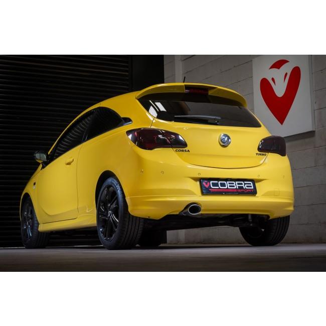 Vauxhall Corsa E 1.0 Turbo (15-19) Venom Box Delete Rear Performance Exhaust - Cobra Sport