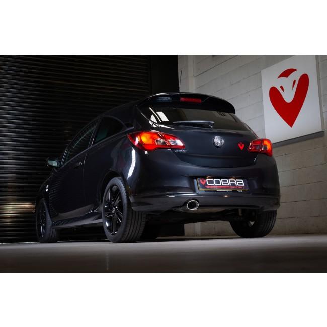 Vauxhall Corsa E 1.2 N/A (15-19) Venom Box Delete Rear Performance Exhaust - Cobra Sport