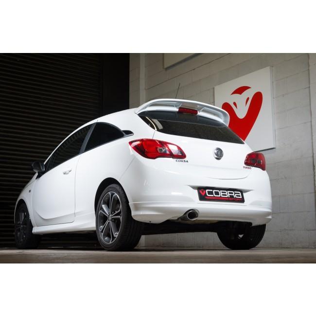 Vauxhall Corsa E 1.4 Turbo (15-19) Venom Box Delete Rear Performance Exhaust - Cobra Sport