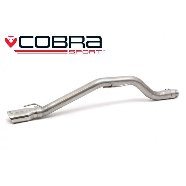 Vauxhall Corsa E 1.4 N/A (15-19) Venom Box Delete Rear Performance Exhaust - Cobra Sport