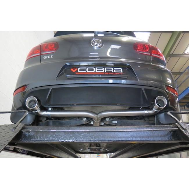 VW Golf GTI (Mk6) 2.0 TSI (5K) (09-12) Venom Box Delete Race Cat Back Performance Exhaust - Cobra Sport