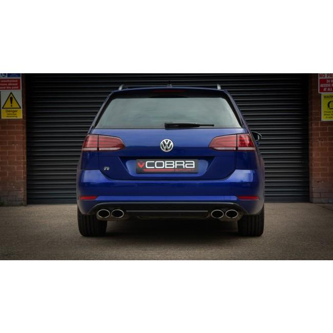 VW Golf R (Mk7) Estate 2.0 TSI (12-18) Resonator Delete Performance Exhaust - Cobra Sport